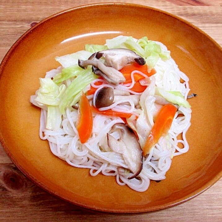 ＊リメイク☆残ったそうめんでチャンプルー＊